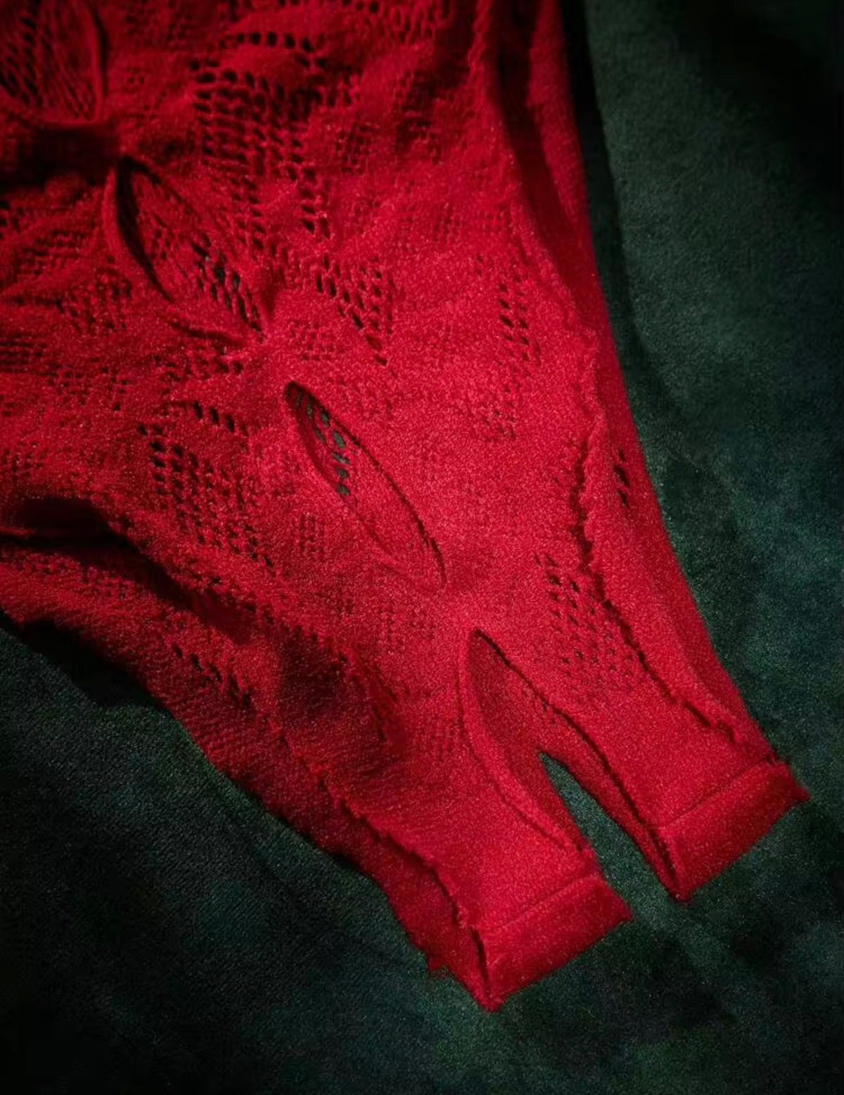 RED FLAG 🚩 
Cutout
Lace Bodysuit
"You were warned."